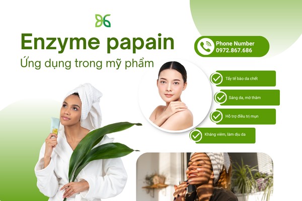 Enzyme Papain có ứng dụng gì trong mỹ phẩm? 2