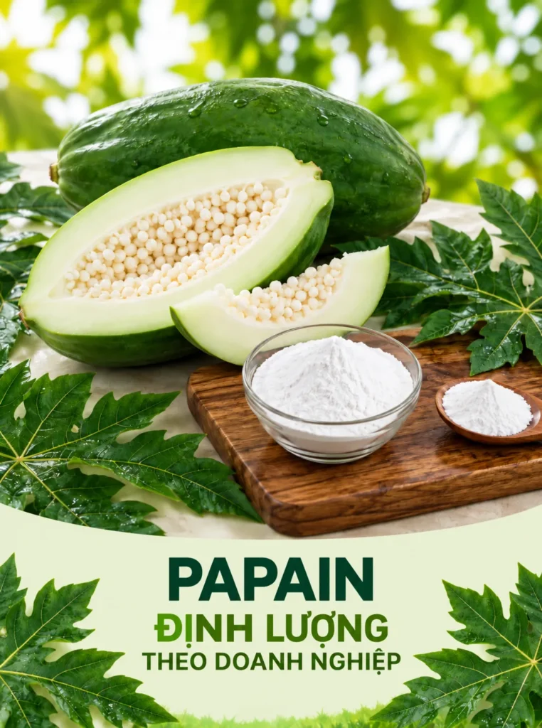 Papain định lượng theo Doanh nghiệp